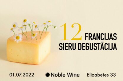 12 Francijas sieru degustācija