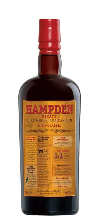 Hampden pure jamaican rum overproof