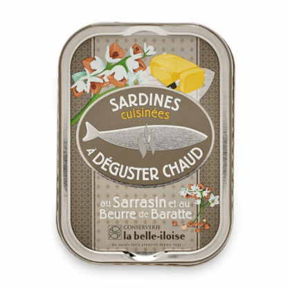 Sardīnes ar griķiem un sviestu Belle lloise