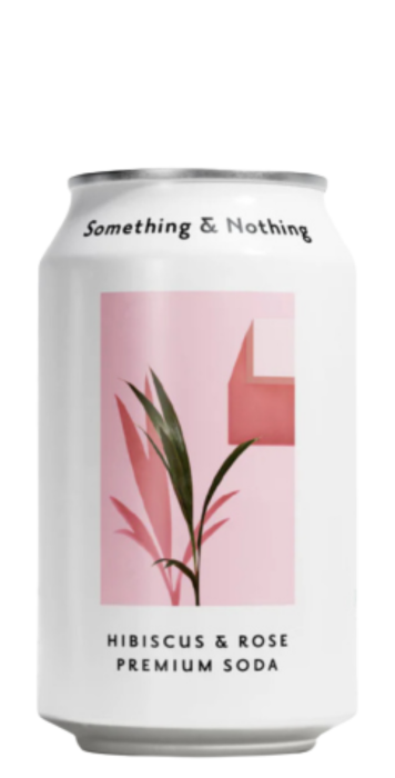 Limonāde "Something & Nothing Hibiscus-Rose Seltzer" 330 ml