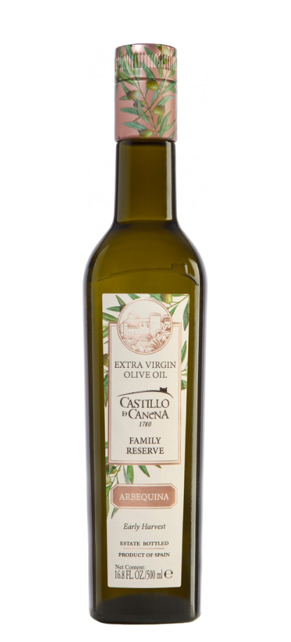 Castillo De Canena olīveļļa Extra Virgin no Arbequina olīvām 500 ml.