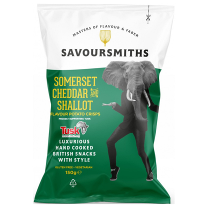 Čipsi ar siera un šalotes sīpolu garšu