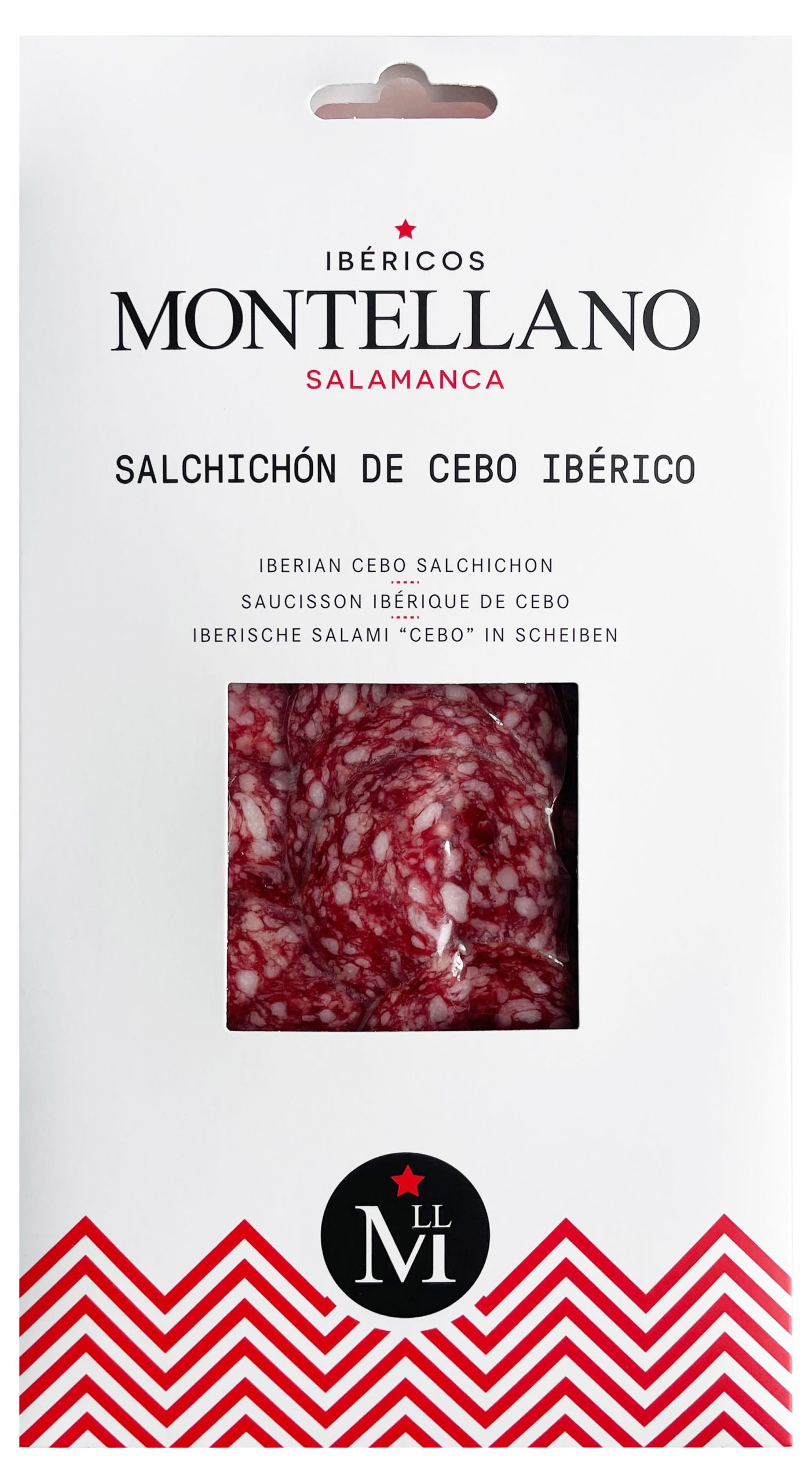 Ibericos Montellano Salchichon desa sagriezta, gaļas uzkoda