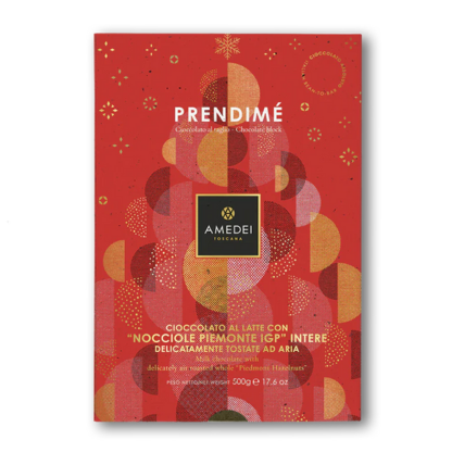 Piena šokolāde ar lazdu riekstiem Amedei