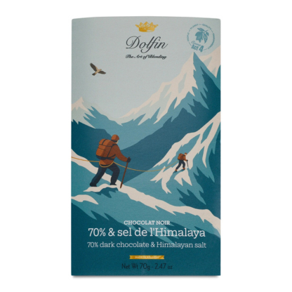 Tumšā šokolāde ar Himalaju sāli Dolfin