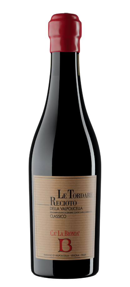 Ca la Bionda "Le Tordare" Recioto della Valpolicella Classico 2018, sarkanvīns