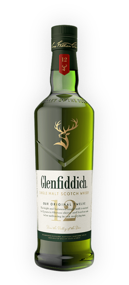 Glenfiddich viskijs 12 Y.O. Single Malt