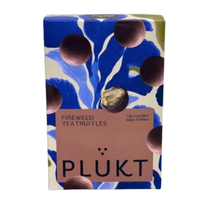 Plūkt x Pūre šokolādes trifeles ar ugunspuķes tēju