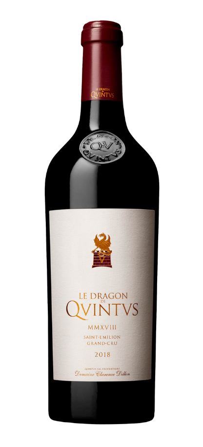 Chateau Quintus "Dragon de Quintus" St. Emilion GC 2018, Bordo sarkanvīns