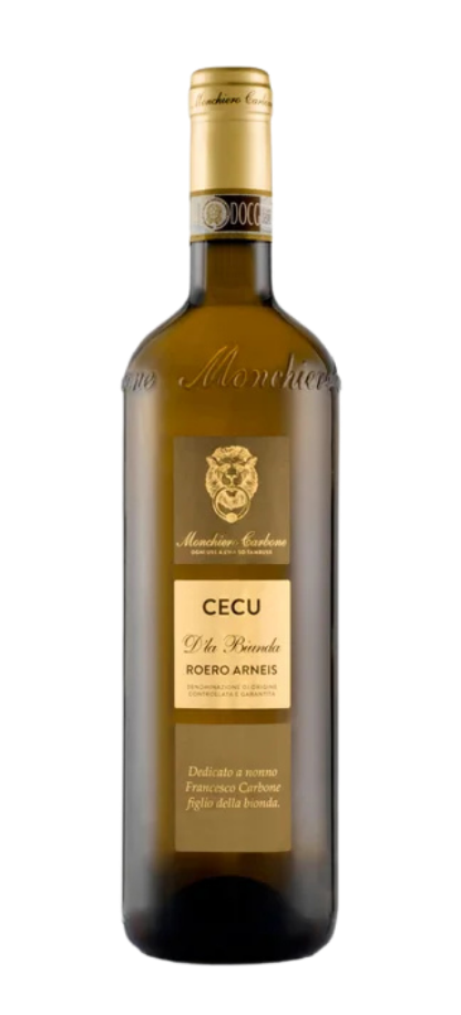 Monchiero Carbone "CeCu" Roero Arneis 2025, baltvīns no Pjemonta